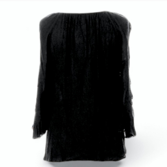 ❤️ Hannah- Supercute Top Black with Layered Ruffled Sleeves - Picture 4 of 9